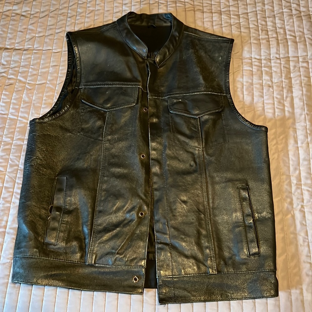Leather U.S.A. Vest